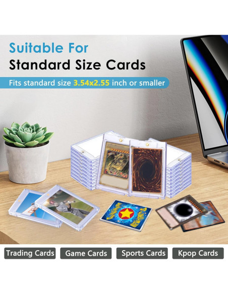 25 Soportes Magnéticos para Tarjetas 35PT SAMYUCHO