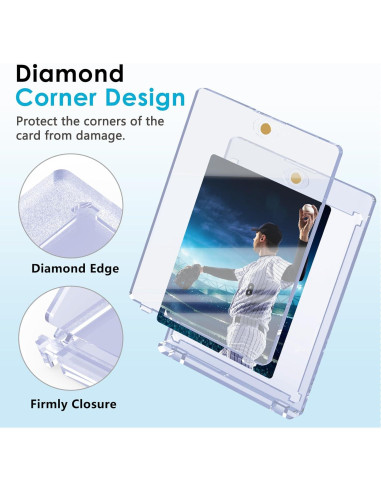 100 Soportes Magnéticos para Tarjetas 35pt SAMYUCHO