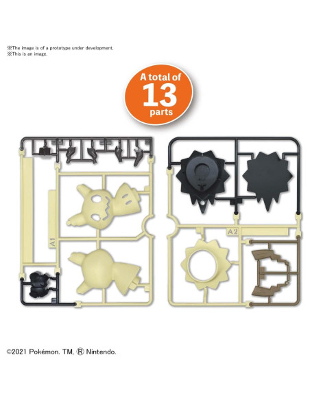 Kit de Modelo Pokémon Mimikyu Bandai 13 Piezas Rápido Kit de Modelo Pokémon Mimikyu Bandai 13 Piezas Rápido