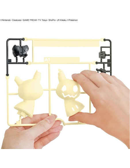 Kit de Modelo Pokémon Mimikyu Bandai 13 Piezas Rápido Kit de Modelo Pokémon Mimikyu Bandai 13 Piezas Rápido