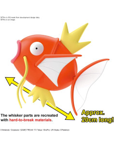 Modelo Grande Magikarp Bandai 30 Piezas 20 cm PokePla BIG 2