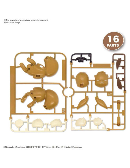 Kit de Modelo Bandai Hobby Pokémon Eevee Pose de Sueño Kit de Modelo Bandai Hobby Pokémon Eevee Pose de Sueño