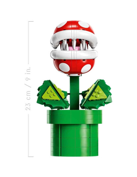 LEGO Super Mario Planta Piraña 71426, Figura Posable 23 cm