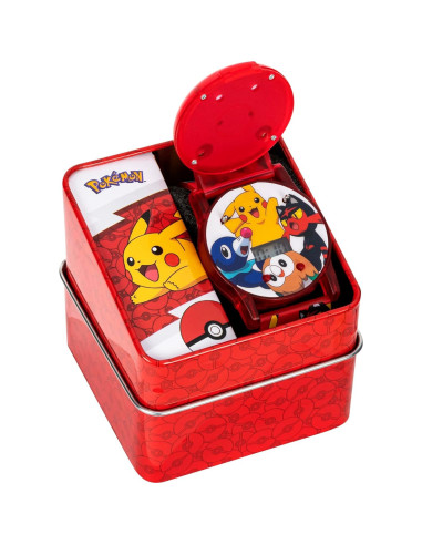 Reloj Digital Accutime Kids Pokemon Rojo Pokeball