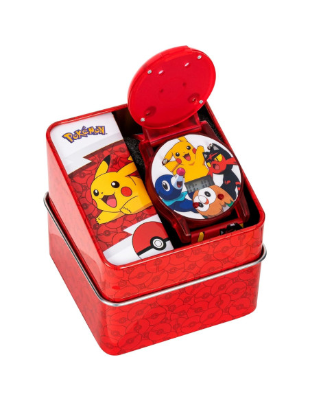 Reloj Digital Accutime Kids Pokemon Rojo Pokeball