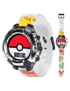 Reloj Digital Accutime Kids Pokeball Multicolor 20,6x11cm