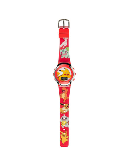 Reloj Digital Accutime Kids Pokemon Rojo Pikachu 20.57x16cm