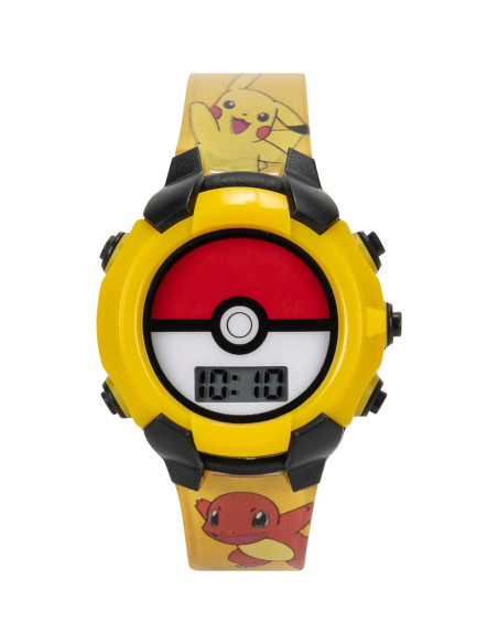 Reloj Digital Accutime Kids Pokeball Amarillo 18,4x11,5cm