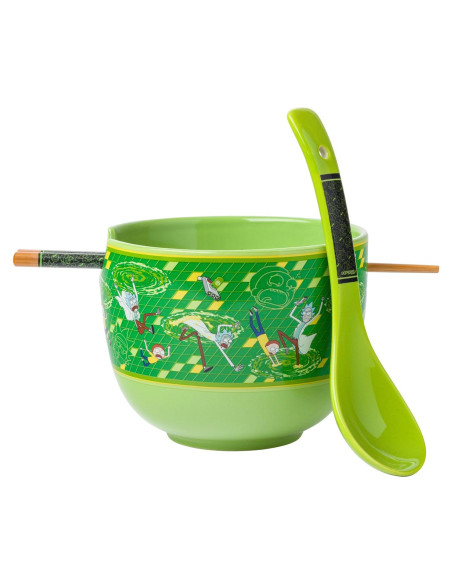 Cuenco Cerámica Ramen Silver Buffalo Rick y Morty 590ml