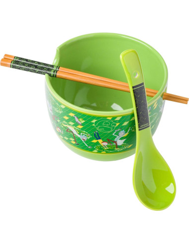 Cuenco Cerámica Ramen Silver Buffalo Rick y Morty 590ml