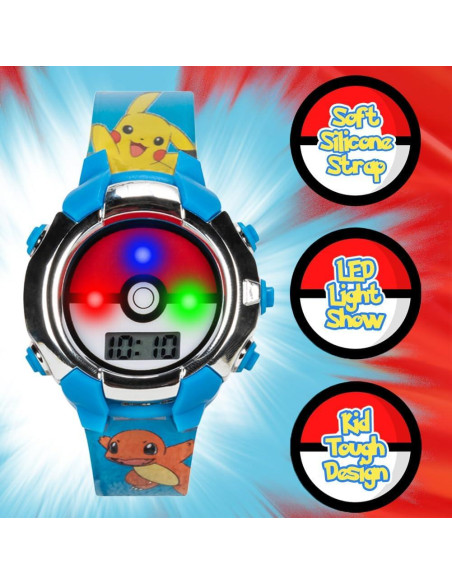 Reloj Digital Accutime Kids Pokeball para Niños