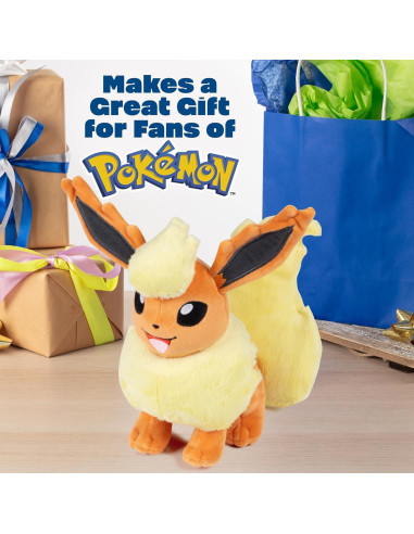 Peluche Pokemon 20 cm Eevee y Flareon - Set Evolución