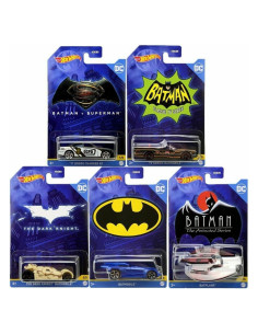 Hot Wheels Batman 2022 Conjunto 5 Vehículos Diecast