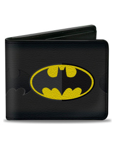 Billetera Bifold Unisex Batman Buckle-Down Cuero Vegano