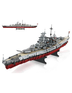 Conjunto de Bloques de Construcción Acorazado Bismarck 2081 Piezas