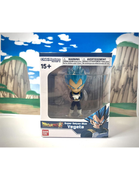 Figura Chibi Masters BANDAI Super Saiyan Blue Vegeta Figura Chibi Masters BANDAI Super Saiyan Blue Vegeta