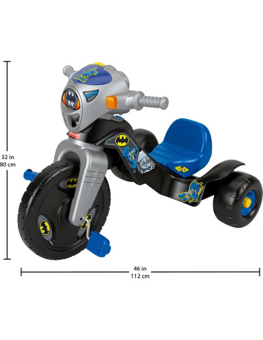 Triciclo para Niños Fisher-Price Batman con Luces y Sonidos
