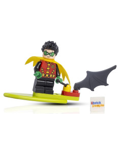 Minifigura LEGO Robin DC Superhéroes con Hoverboard