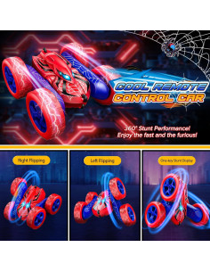 Coche RC Excitobo LY-005 4WD Doble Lado 360 Rojo 2