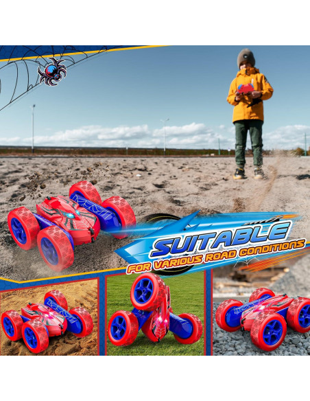 Coche RC Excitobo LY-005 4WD Doble Lado 360 Rojo Coche RC Excitobo LY-005 4WD Doble Lado 360 Rojo