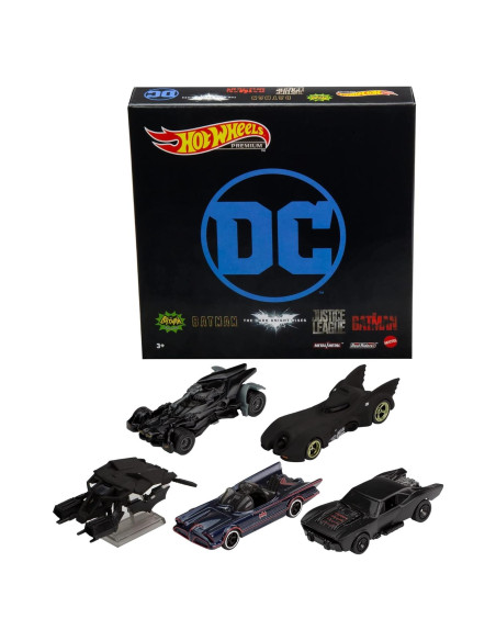 Hot Wheels Paquete Batmóvil 5 Modelos 1:64 Coleccionista