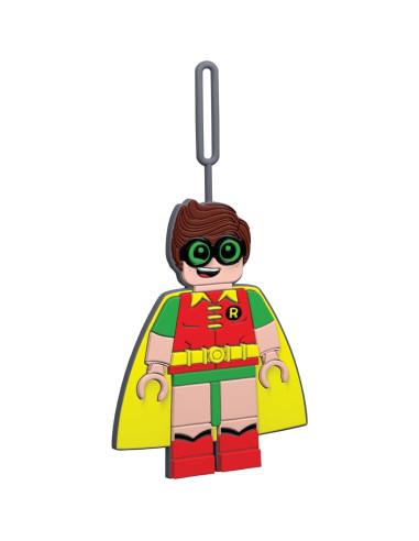 Etiqueta de Equipaje Robin LEGO Batman 30x30cm Silicona