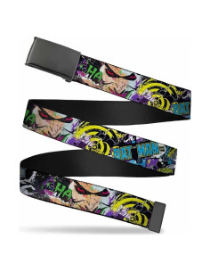 Cinturón Web Buckle-Down Batman Joker 3,18 cm Multicolor