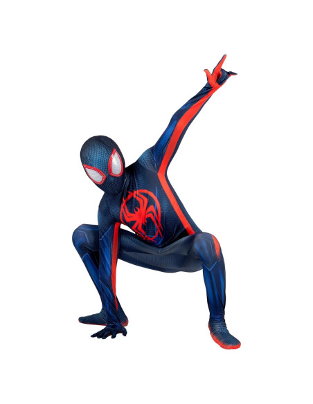 Traje Zentai Oficial Marvel Miles Morales Juvenil Deluxe