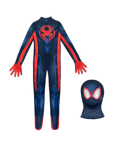 Traje Zentai Oficial Marvel Miles Morales Juvenil Deluxe