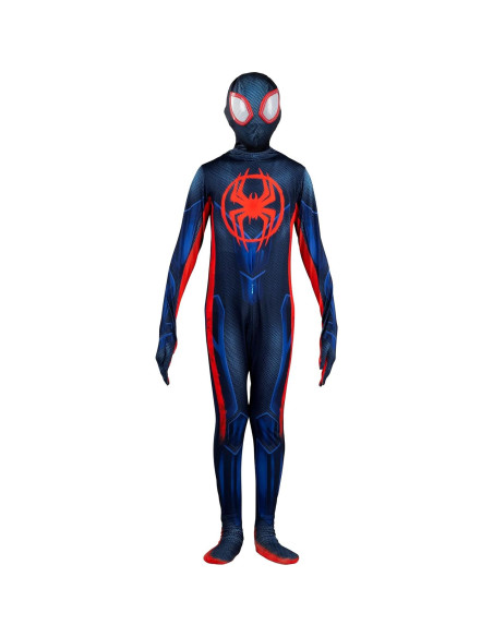 Traje Zentai Oficial Marvel Miles Morales Juvenil Deluxe