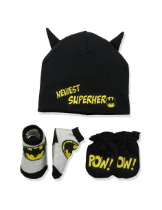 Conjunto de bebé Batman DC Comics 0-3 meses 3 en 1