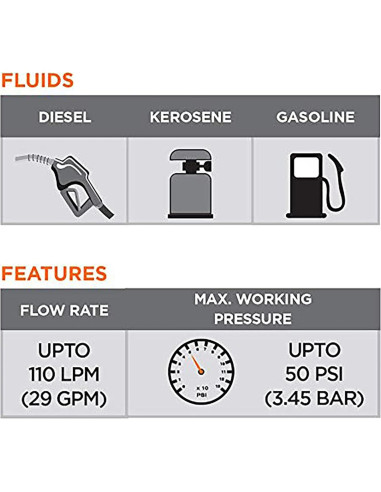 Boquilla Automática de Combustible Groz 1" NPT 100 LPM