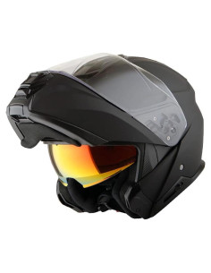 Casco Modular Martian HG362 Negro Mate para Motocicleta