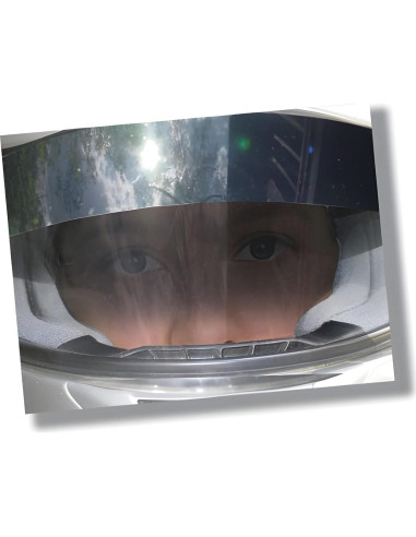 Bloqueador Solar para Casco Universal - 100% UV - Fácil Instalación