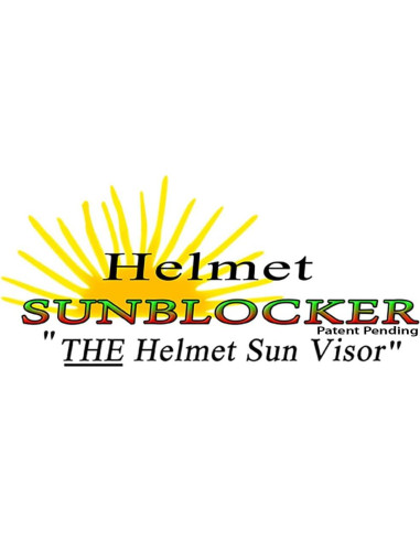 Bloqueador Solar para Casco Universal - 100% UV - Fácil Instalación