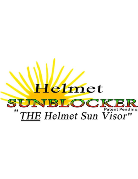 Bloqueador Solar para Casco Universal - 100% UV - Fácil Instalación