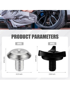 Tornillos para Casco Leechio 8 Piezas Antideslizantes 2