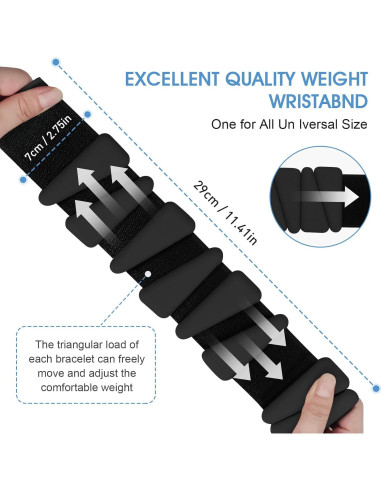 Conjunto de Pesas Ajustables Grednfhat 0.45 kg para Muñeca