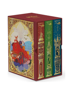 Harry Potter Books 1-3 Boxed Set (MinaLima Edition) (Interactive Illustrated Edition)