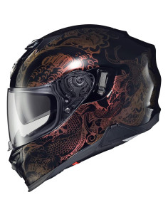Casco ScorpionEXO EXO-T520 Nama-Sushi Negro/Cameleon Mediano 2