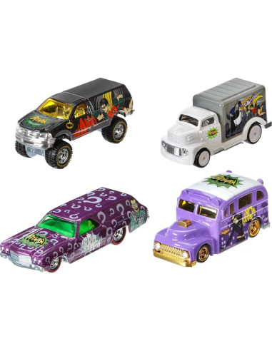 Hot Wheels Batman 6-Pack Vehículos DC Clásicos