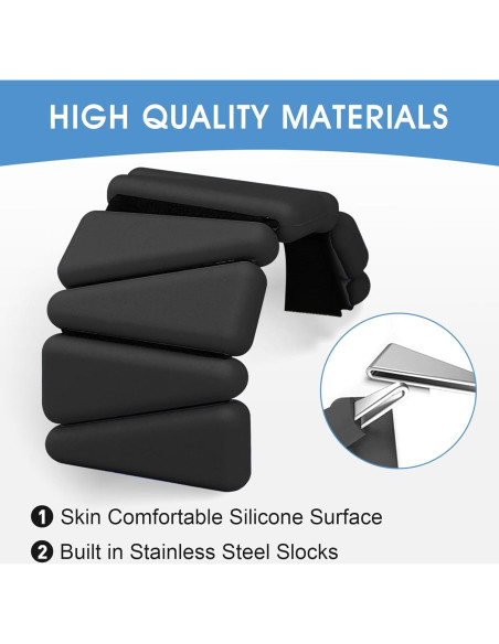 Conjunto de Pesas Ajustables Grednfhat 0.45 kg para Muñeca