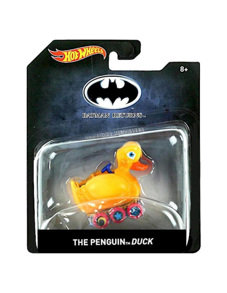 Hot Wheels Vehículo a Escala Pato Batman El Pingüino 1:50