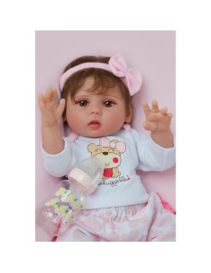Muñeca Reborn Kaydora Lucy 45.72 cm Realista con Accesorios 2