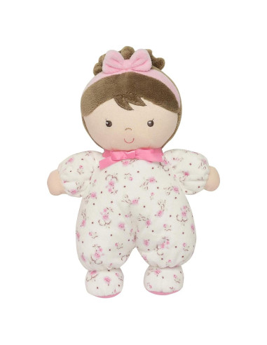 Muñeca de Peluche Little Me Jackie con Sonajero Rosa