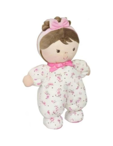 Muñeca de Peluche Little Me Jackie con Sonajero Rosa