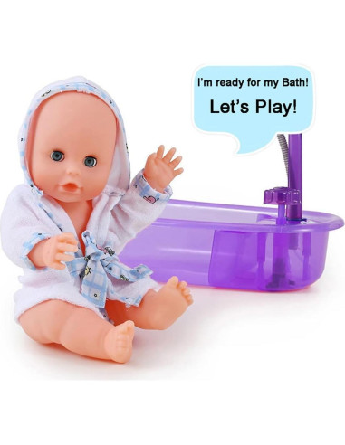 Juguete de Baño para Bebés Liberty Imports Muñeca 33 cm
