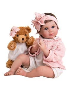 Muñeca Aori Reborn 55 cm Realista con Accesorios