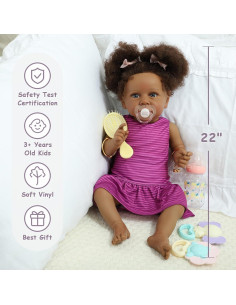 Muñeca Reborn Kdudgso Calista 55 cm Bebé Realista 2