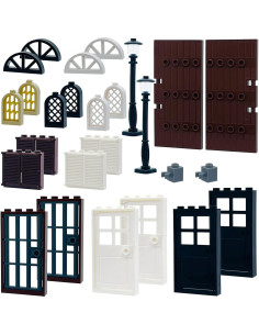 Kit de Accesorios para Ladrillos de Construcción - 52 Piezas 2